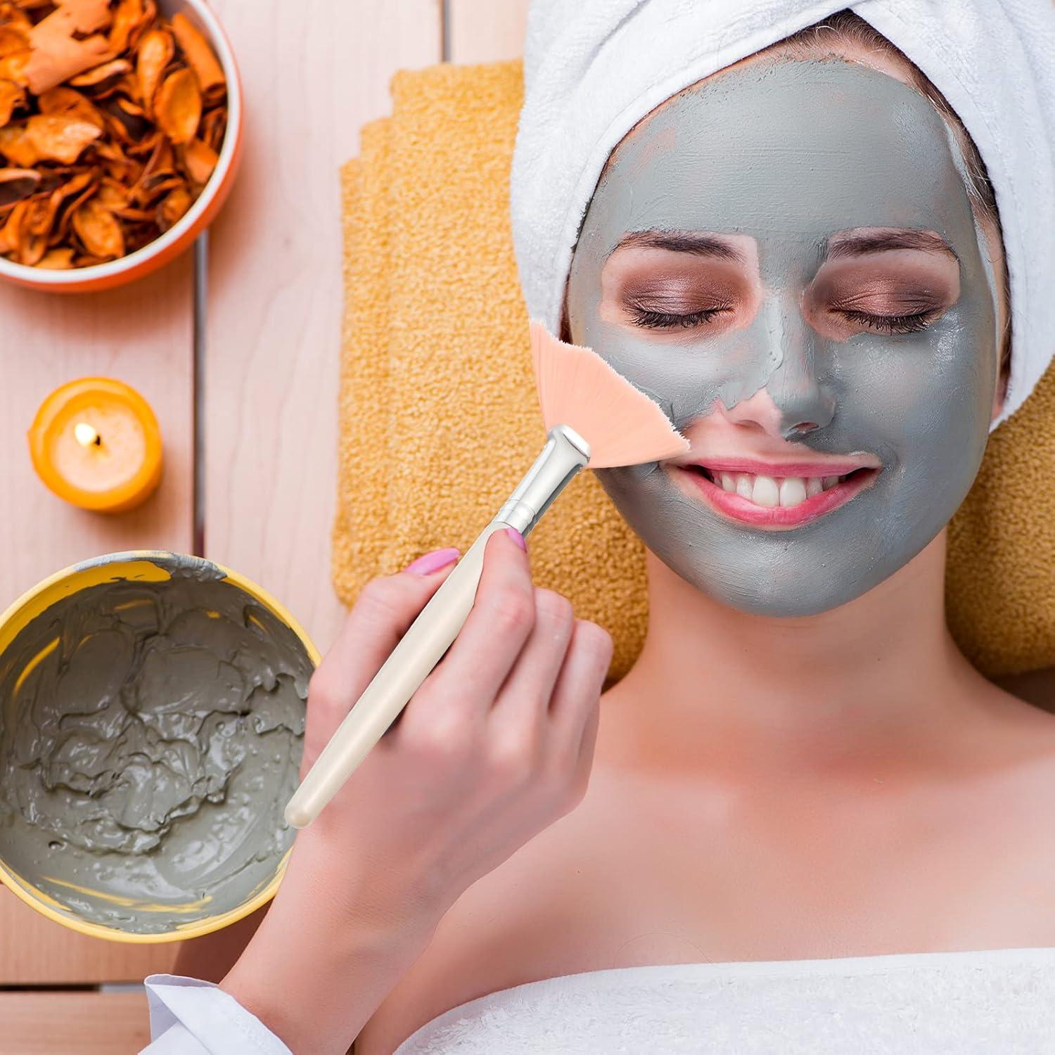 Conjunto de 32 Brochas de Maquillaje Honeydak - Rosa y Blanco