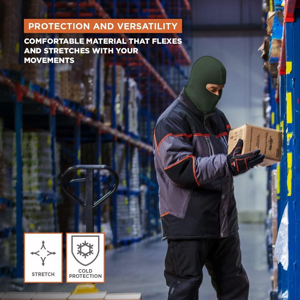 Máscara Balaclava RefrigiWear Acrílico 2 Capas Clima Frío