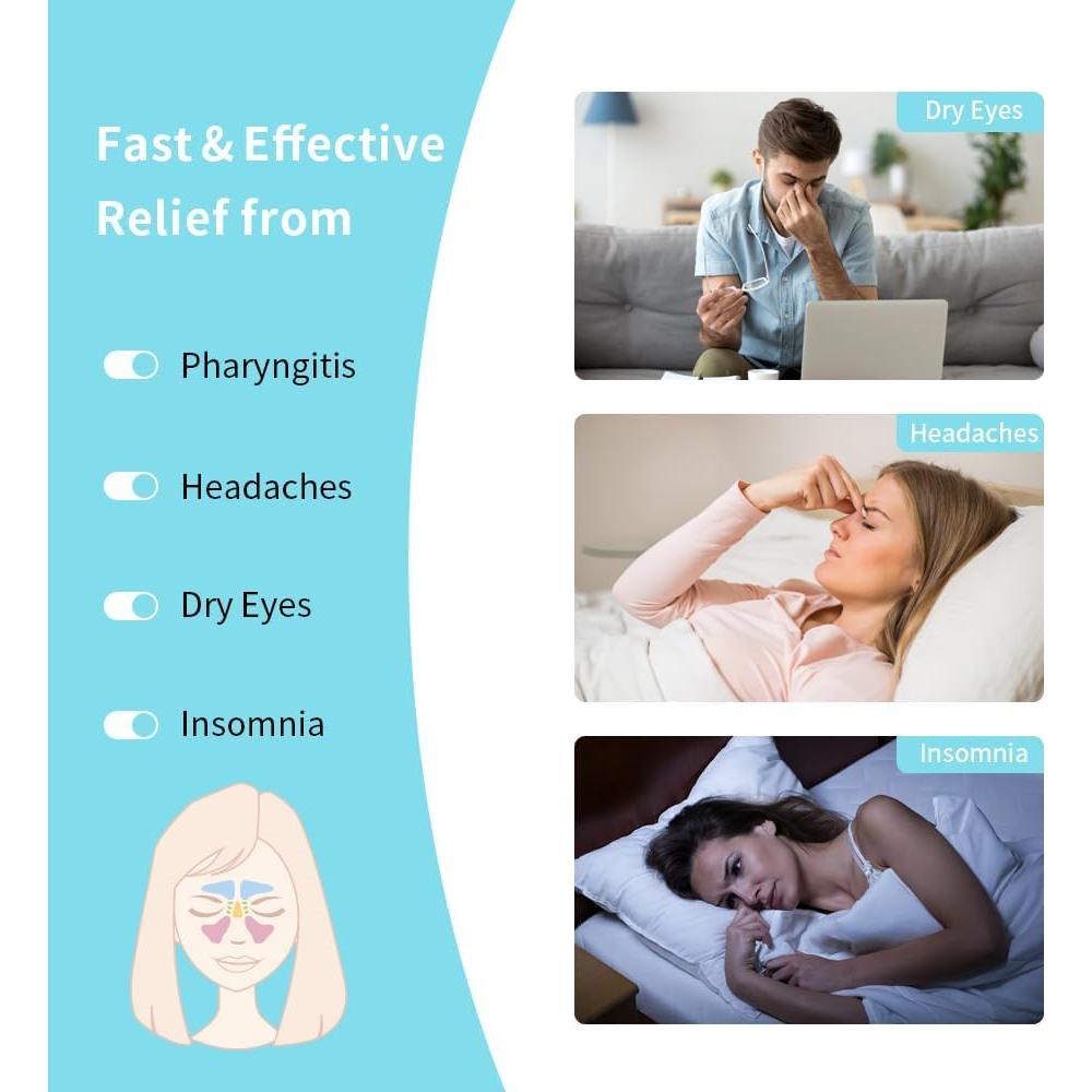 Máscara Facial Calentada CONBELLA para Alivio de Dolor