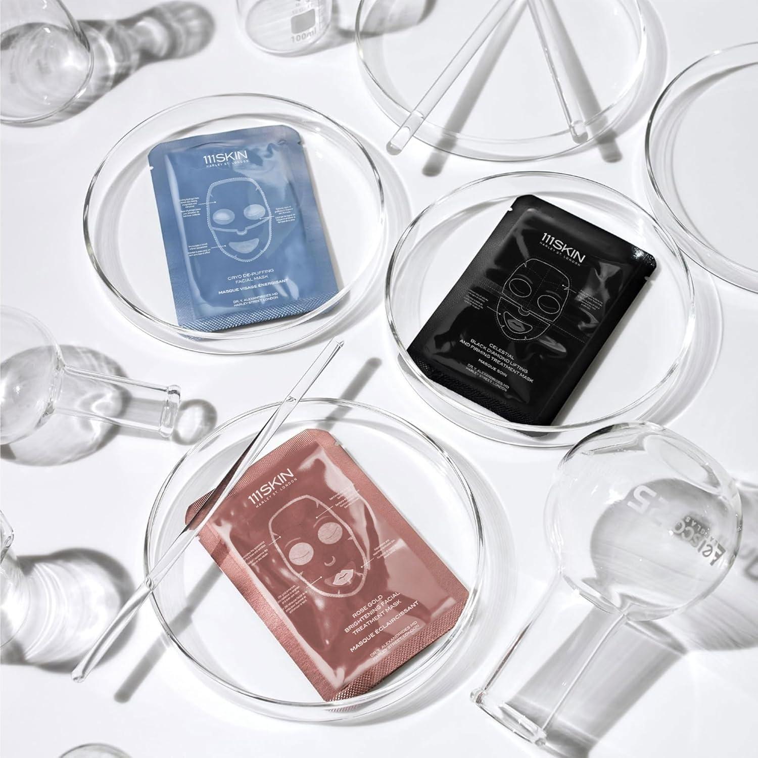 Máscara Facial Energizante 111SKIN Cryo De-Puffing - Set de 5