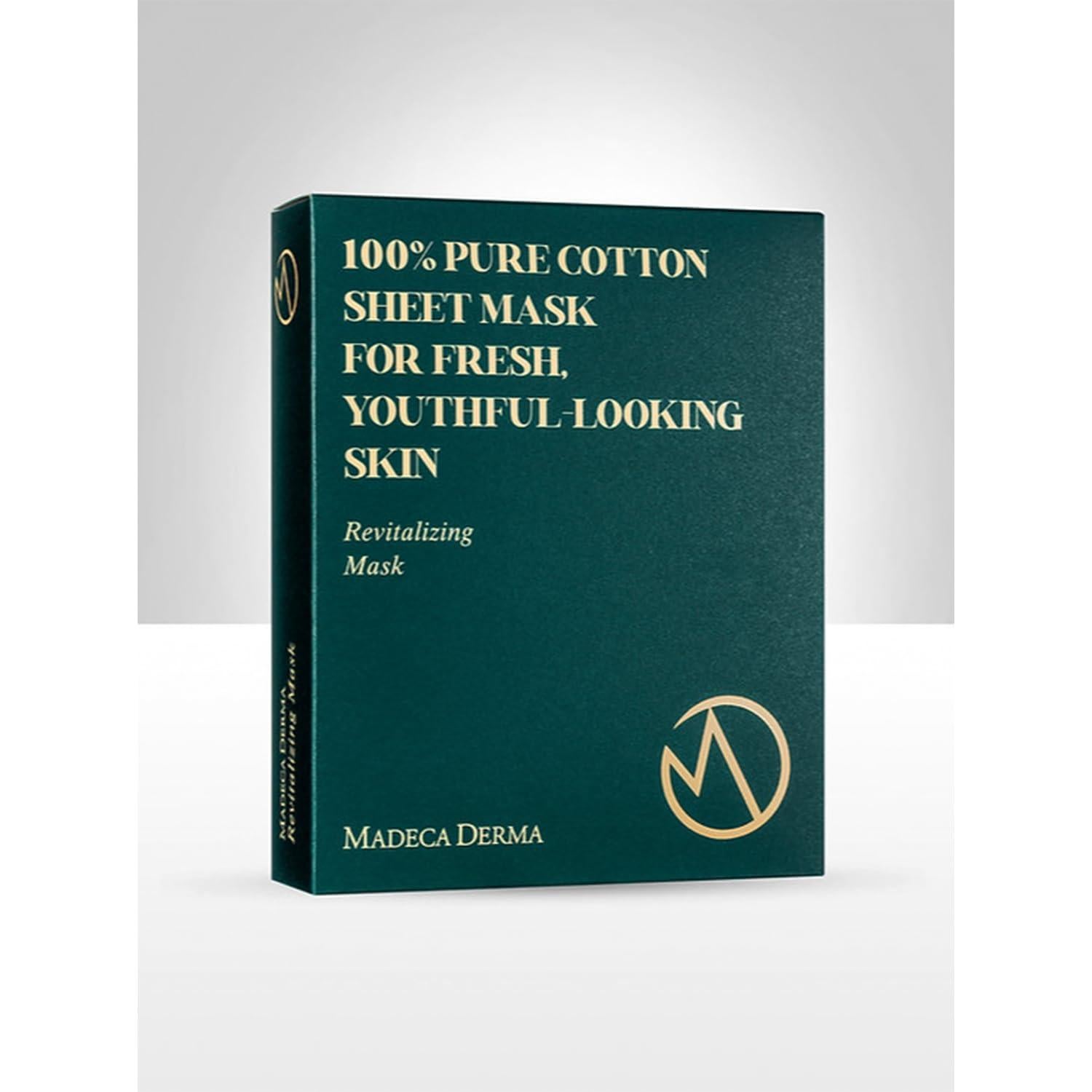 Mascarilla Revitalizante Madeca DERMA 20 Piezas con Centella Asiática