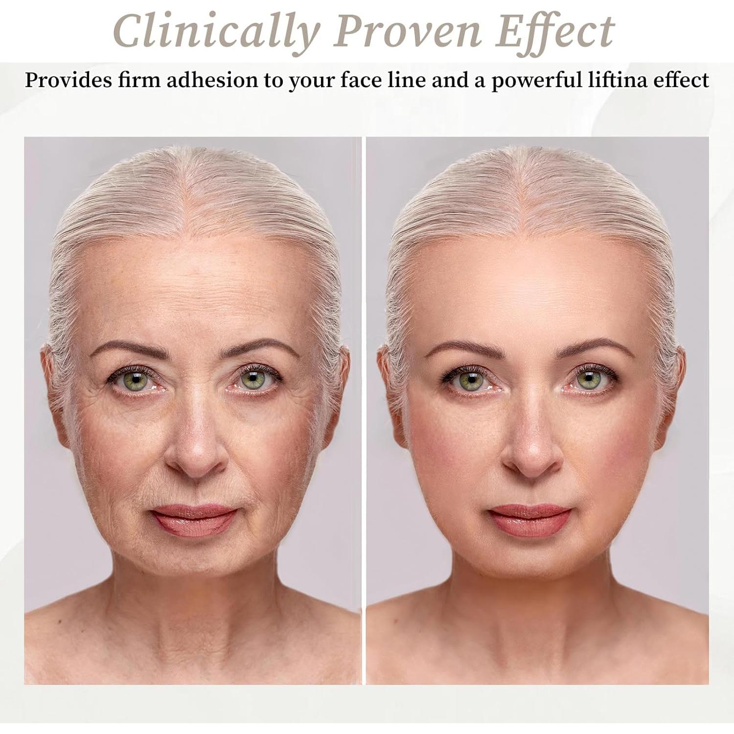 2 Piezas Máscara Reutilizable para Levantar la Cara Tucnoeu