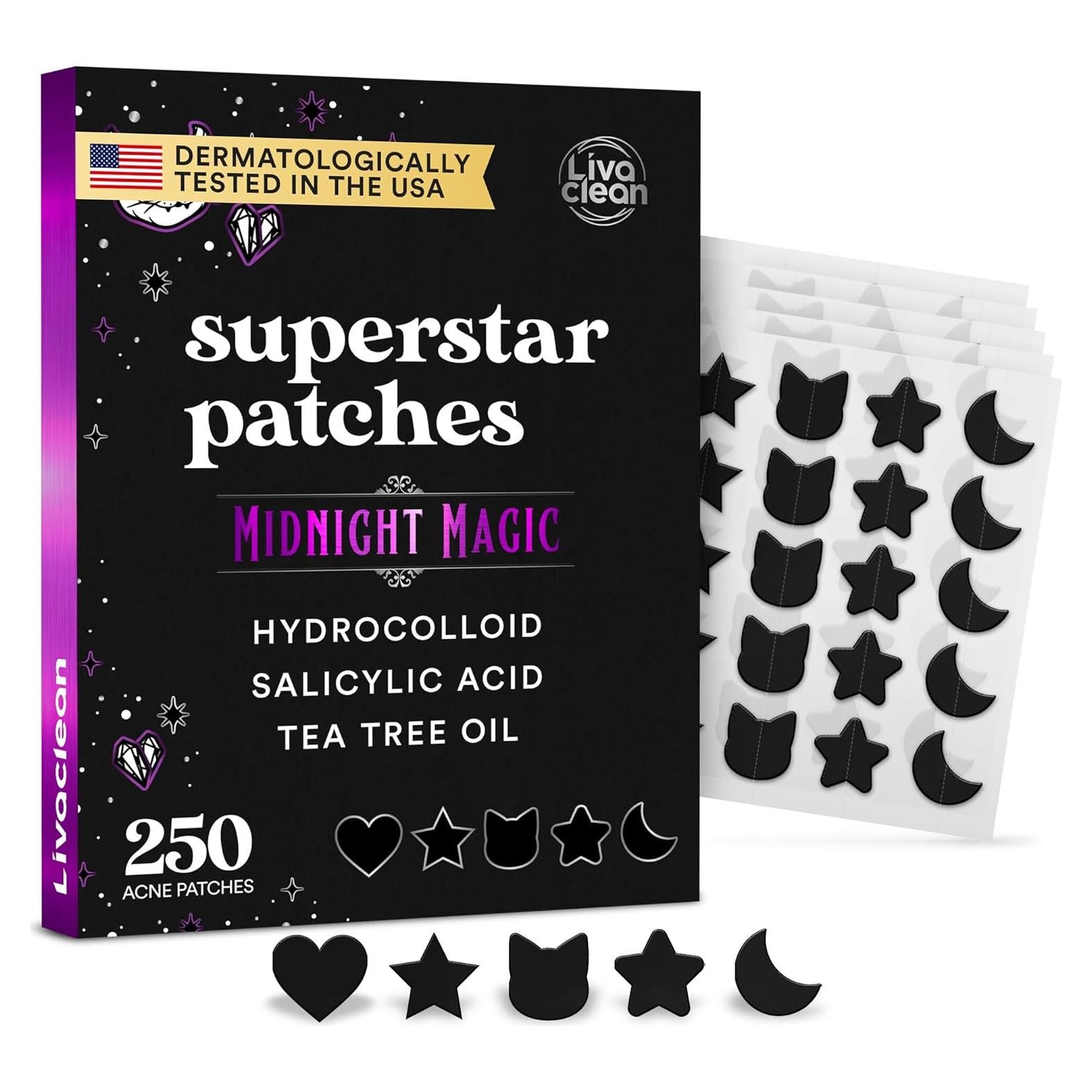 Parches para Granitos LivaClean 250CT Estrella Negra con Ácido Salicílico