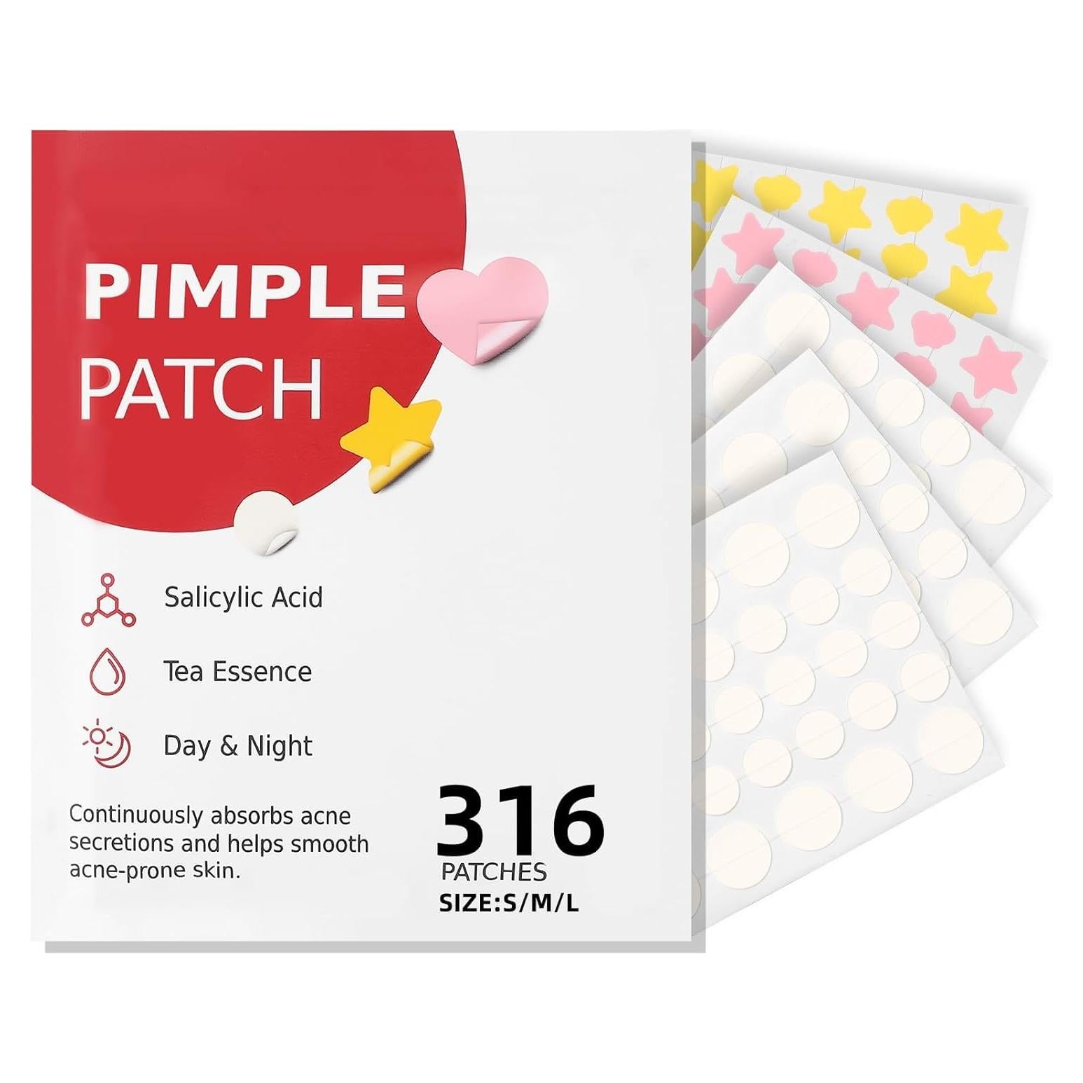 Parche para Granos Hidrocoloide Sundpik 316 Unidades Estrella