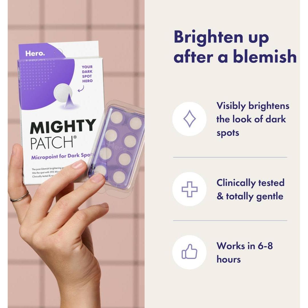 Parche Micropoint para Manchas Oscuras Hero Cosmetics - 8 Unidades