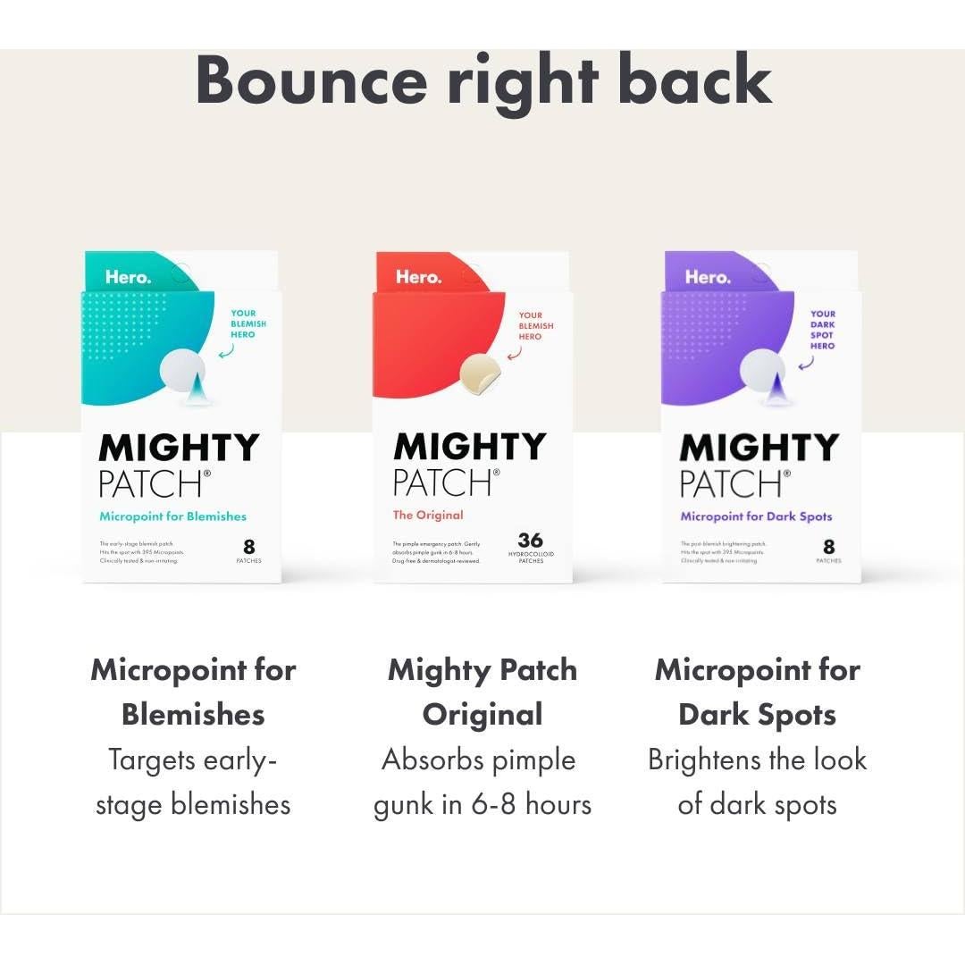Parche Micropoint para Manchas Oscuras Hero Cosmetics - 8 Unidades