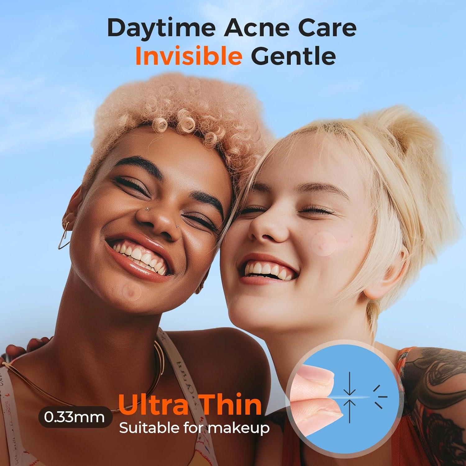 Parches para Acné TKTK - 435 Unidades, Hidrocoloides Día y Noche