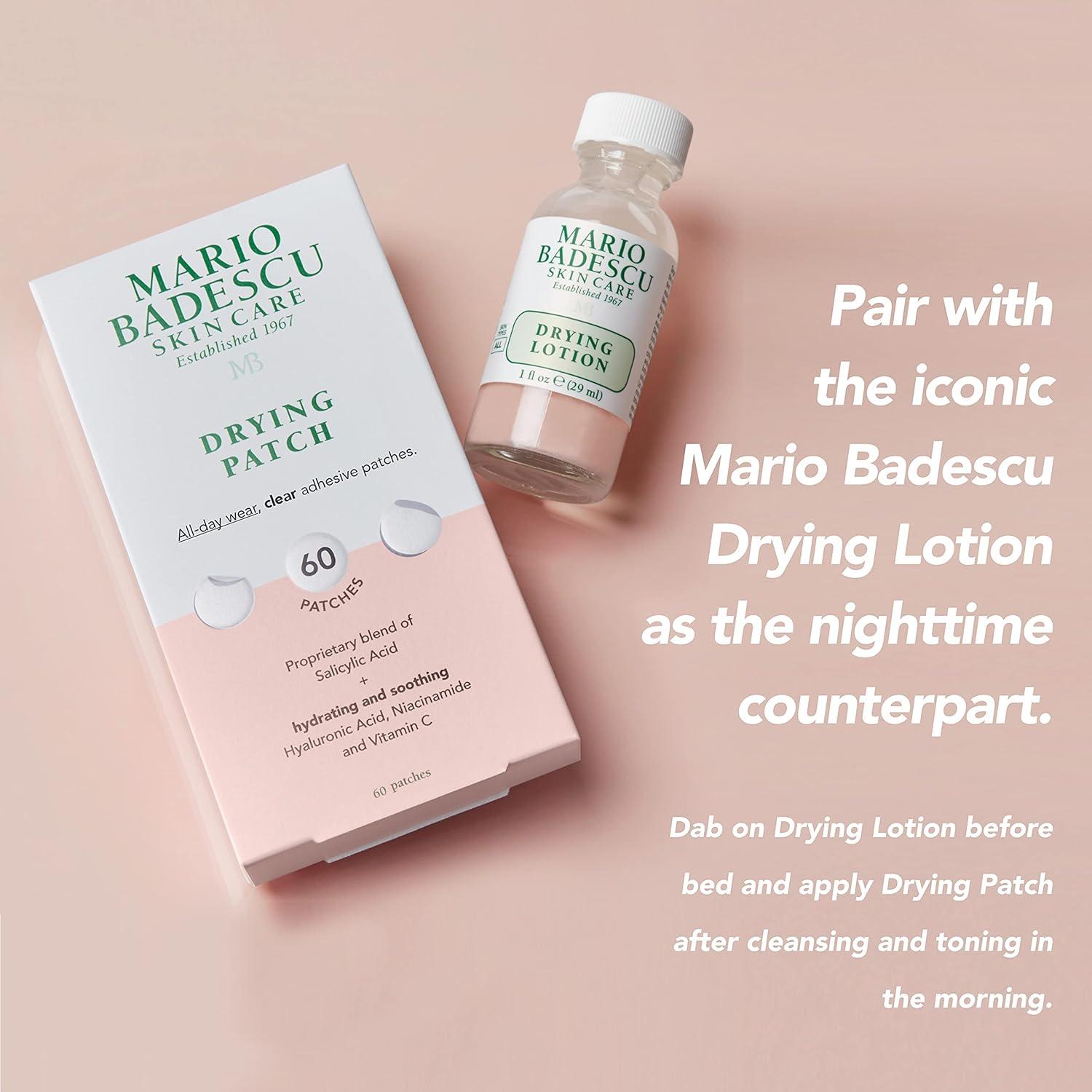 Parche Secante Mario Badescu 60 Parches 12mm Vegano