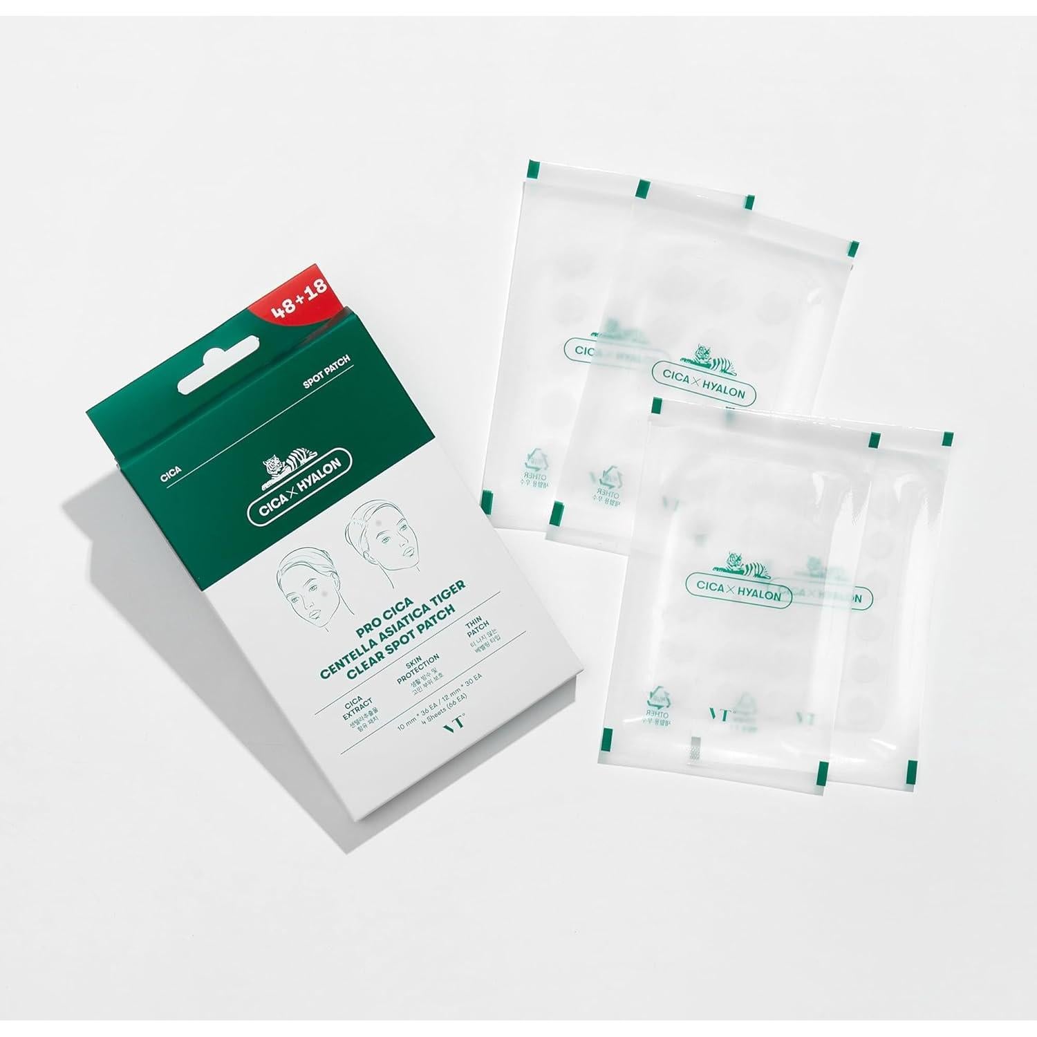 Parche CICA VT COSMETICS 66 Unidades - Centella Asiatica