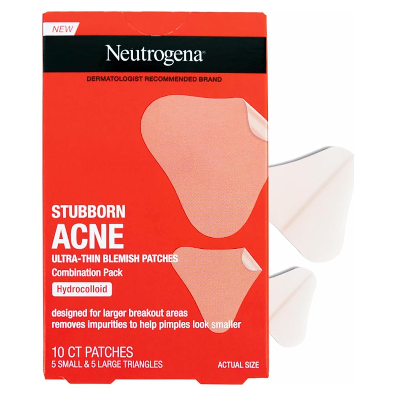 Parche para Acné Ultra Delgado Neutrogena 10 Parches Hidrocoloides