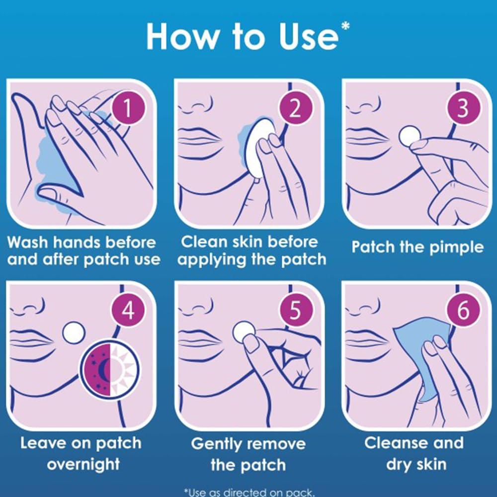 Parches Clearasil para Acné Nocturno - 18 Unidades