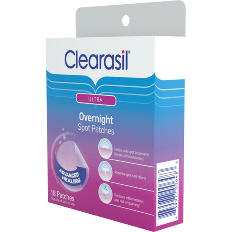 Parches Clearasil para Acné Nocturno - 18 Unidades