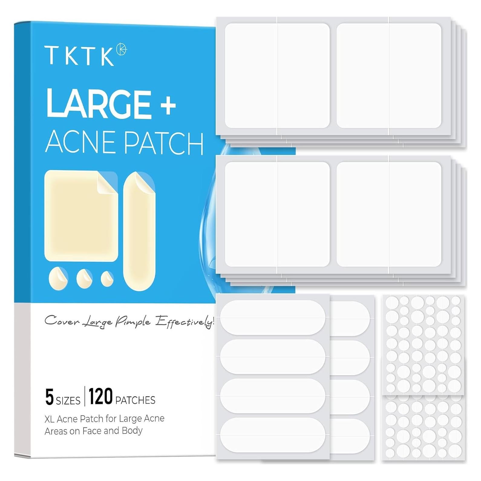 Parches Hidrocoloide TKTK 120 Unidades 45x45mm para Granitos