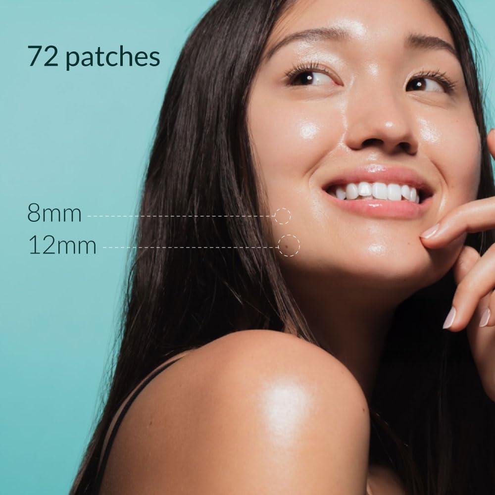 Parche para Granos PatchPal - 72 Unidades Hidrocoloide 8mm y 12mm