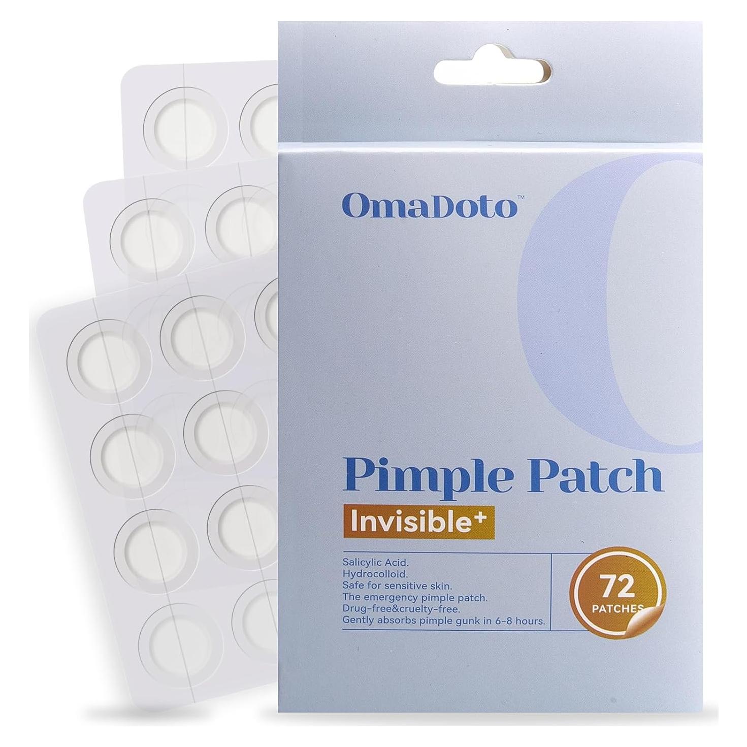 Parches Hidrocoloides para Granos Omadoto 12mm - 72 Unidades