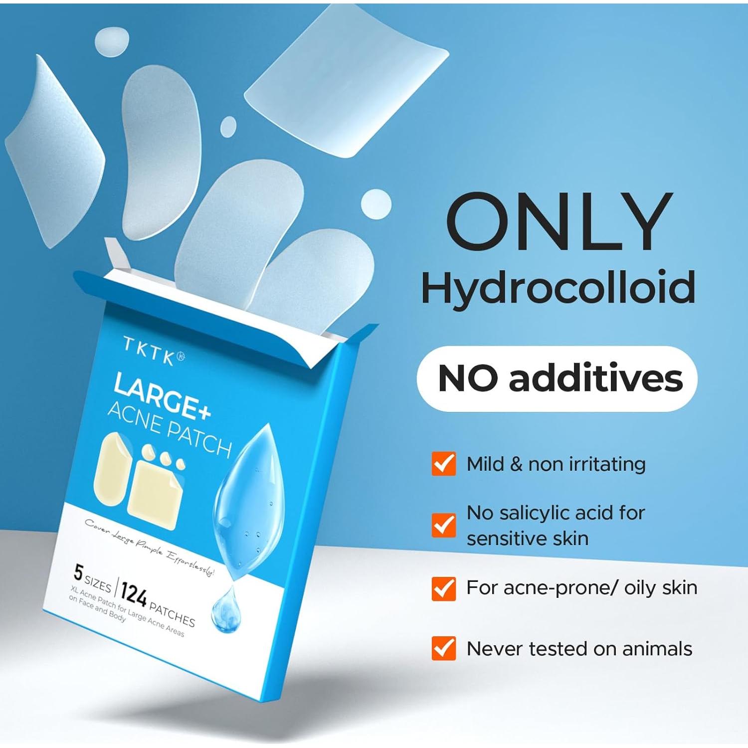 Parche para Granos XL TKTK - 124 Unidades Hidrocoloide