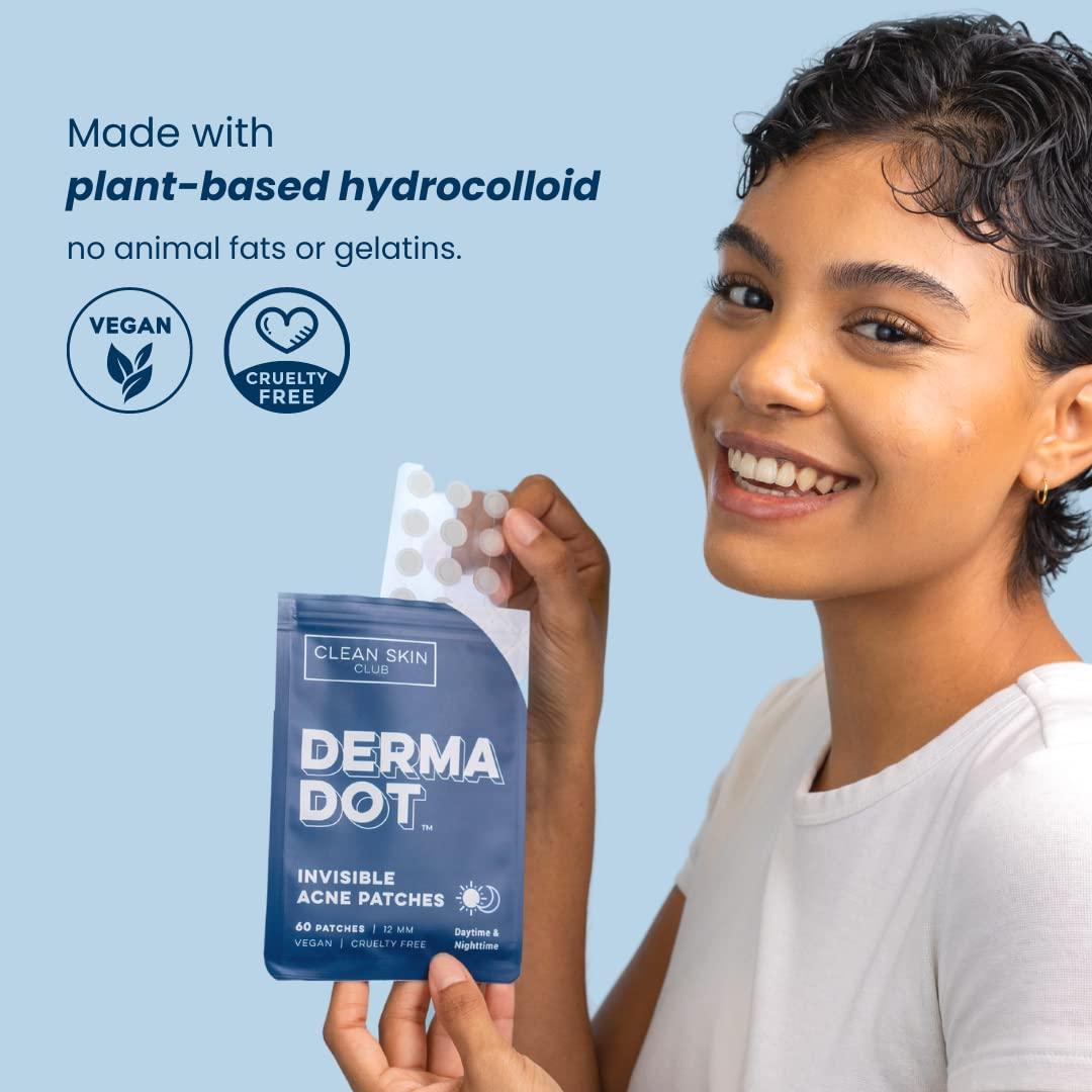 Parches Veganos Invisibles CLEAN SKIN CLUB para Espinillas - 60 Unidades