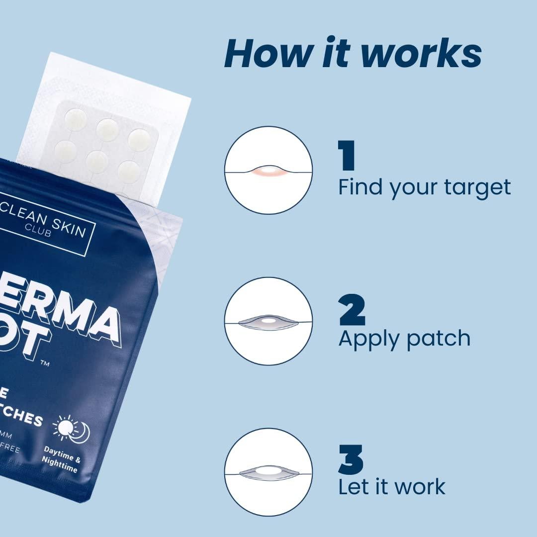 Parches Veganos Invisibles CLEAN SKIN CLUB para Espinillas - 60 Unidades