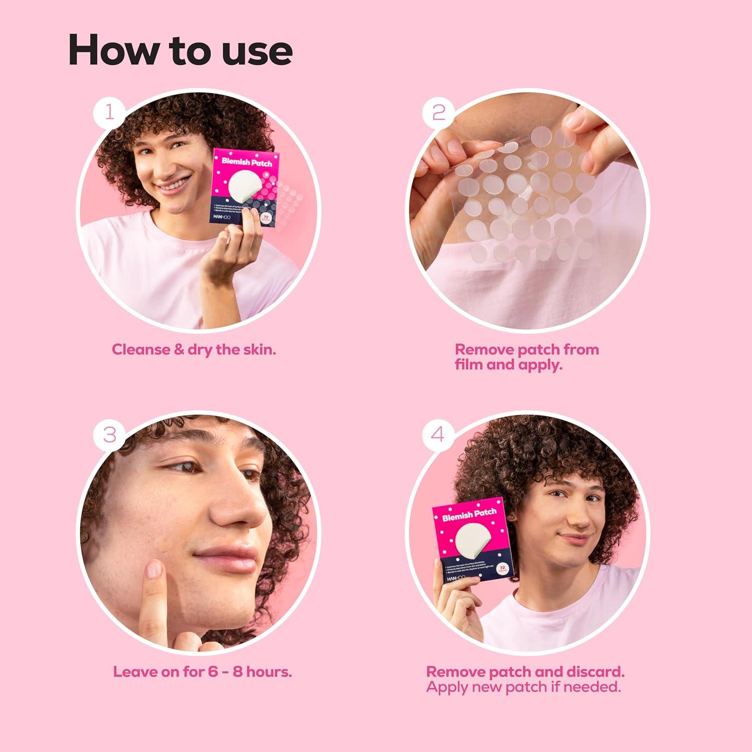 Parches Hidrocoloides para Imperfecciones Hanhoo - 288 Unidades