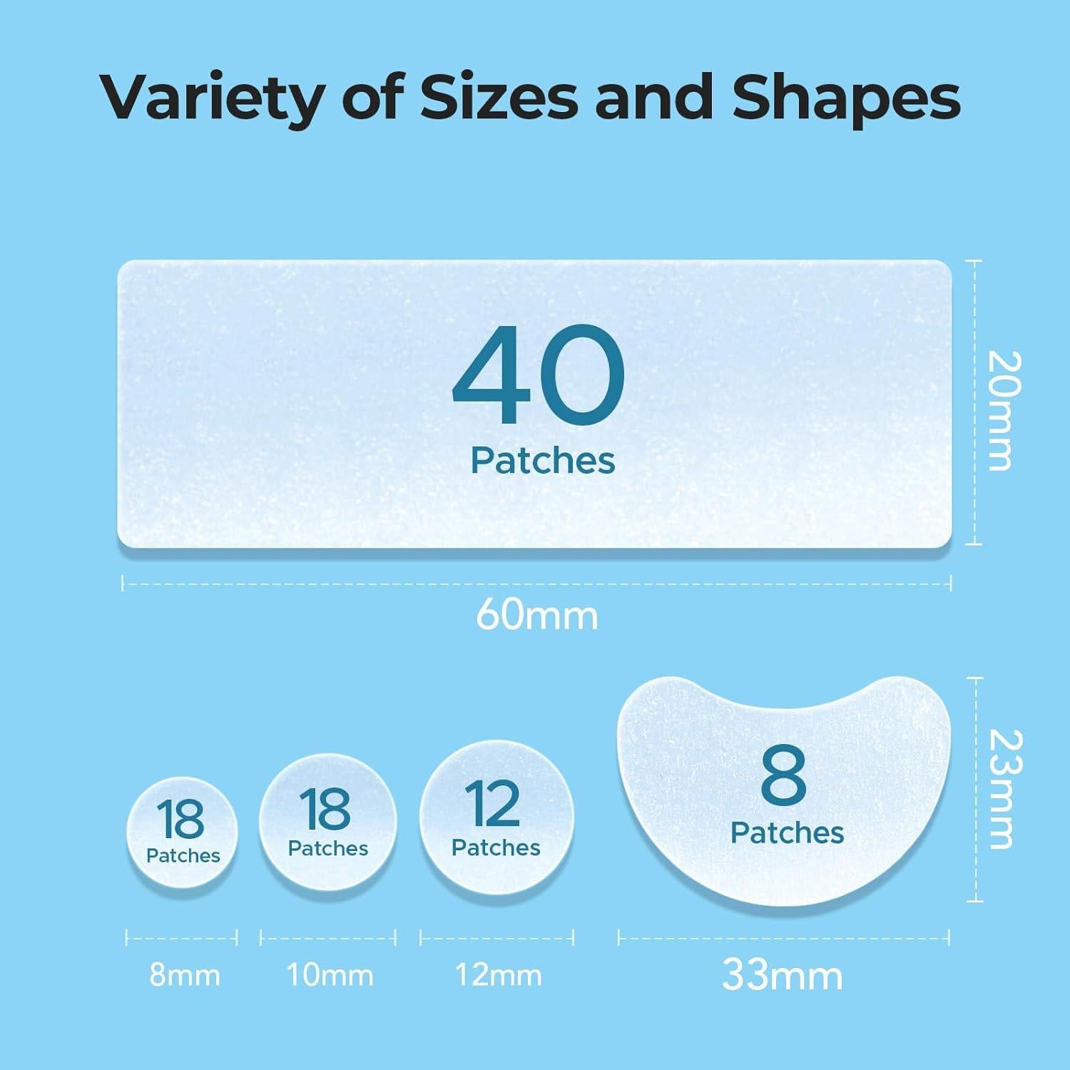 Parche para Granos Grande TKTK XL 60x20mm Hidrocoloide 96 Parches