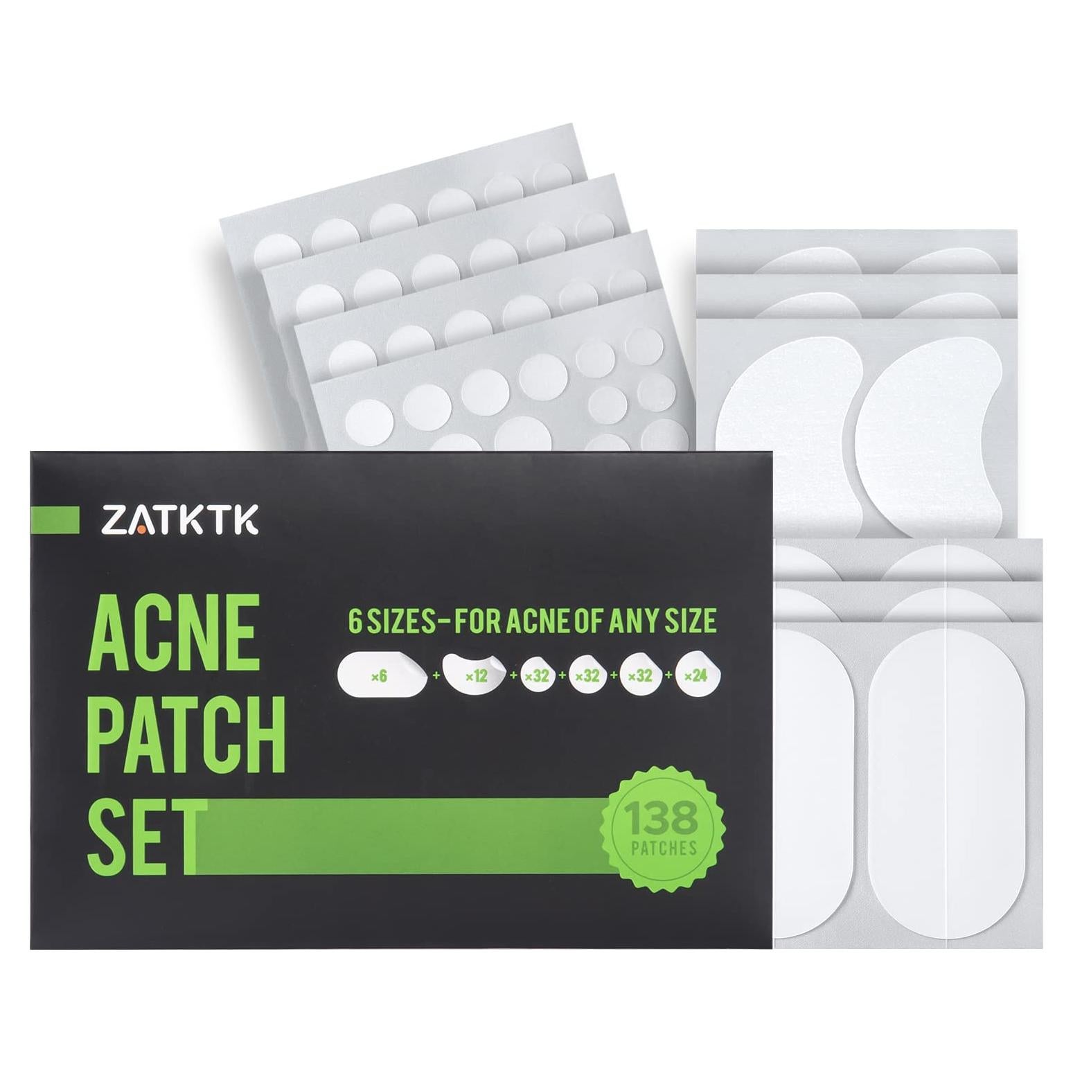 Parche para Granos ZATKTK - 138 Parches Hidrocoloide XL