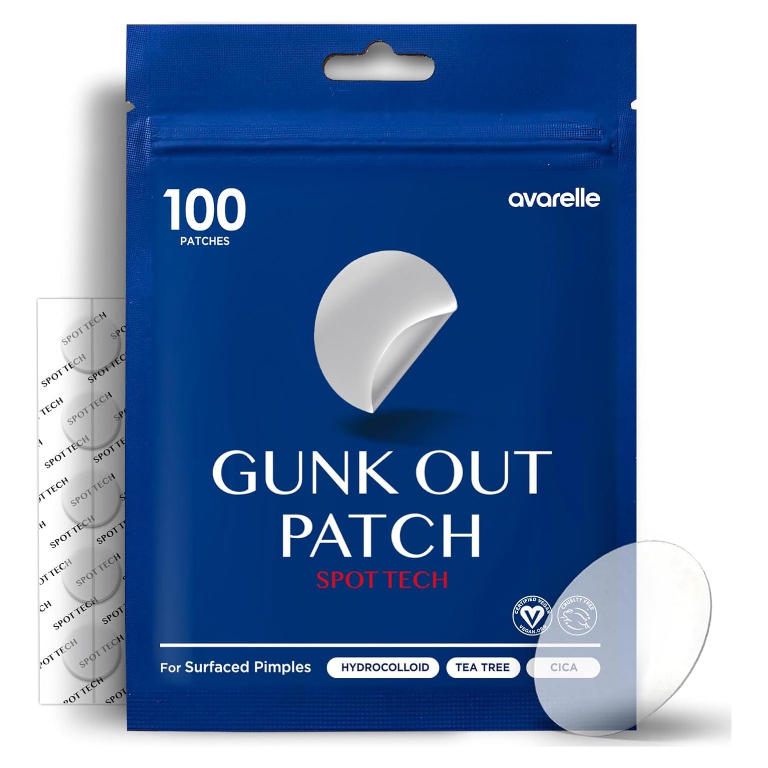 Parches Hidrocoloides para Granos Avarelle Gunk Out 100 Unidades