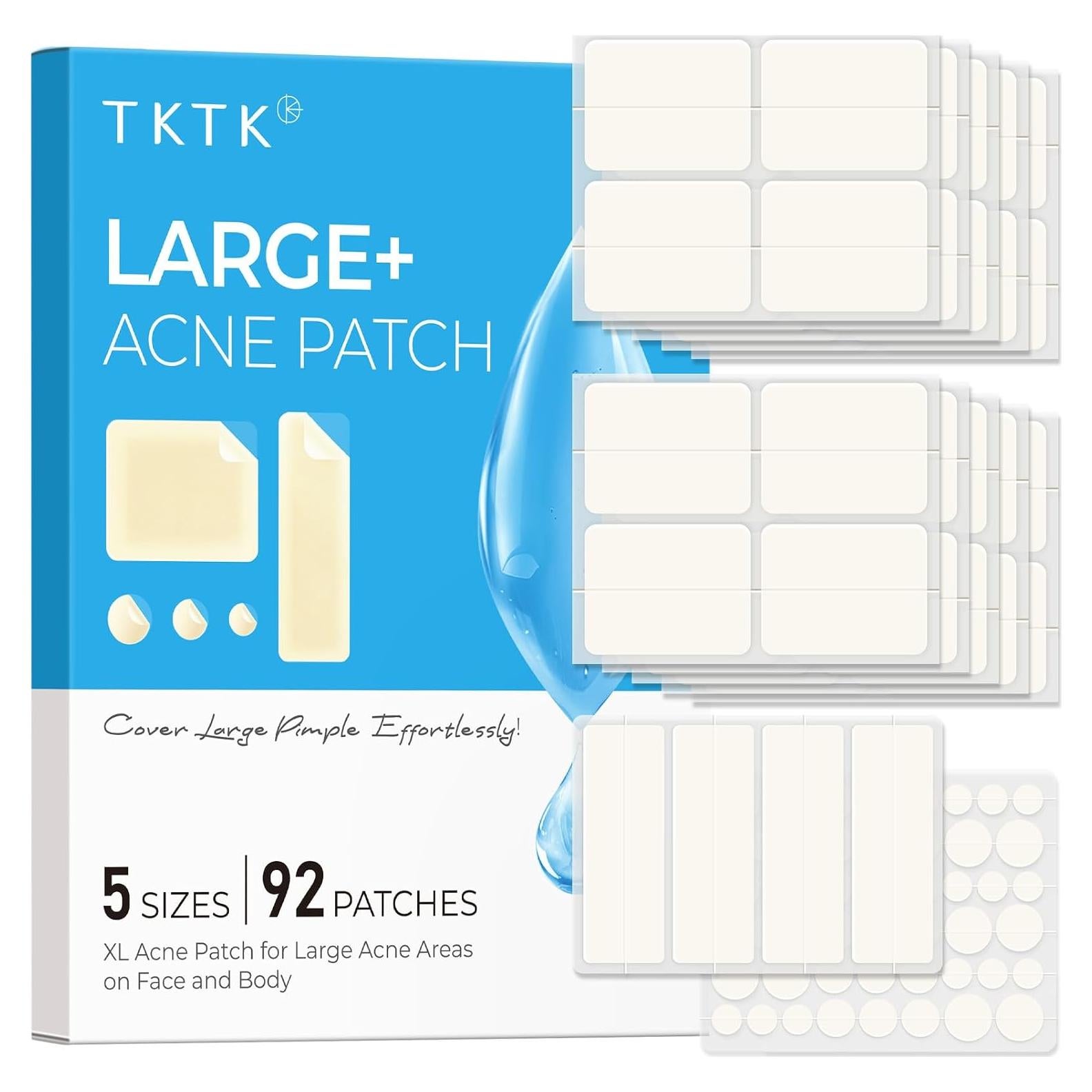 Parche para Granos TKTK Hidrocoloide 92 Parches 5 Tamaños
