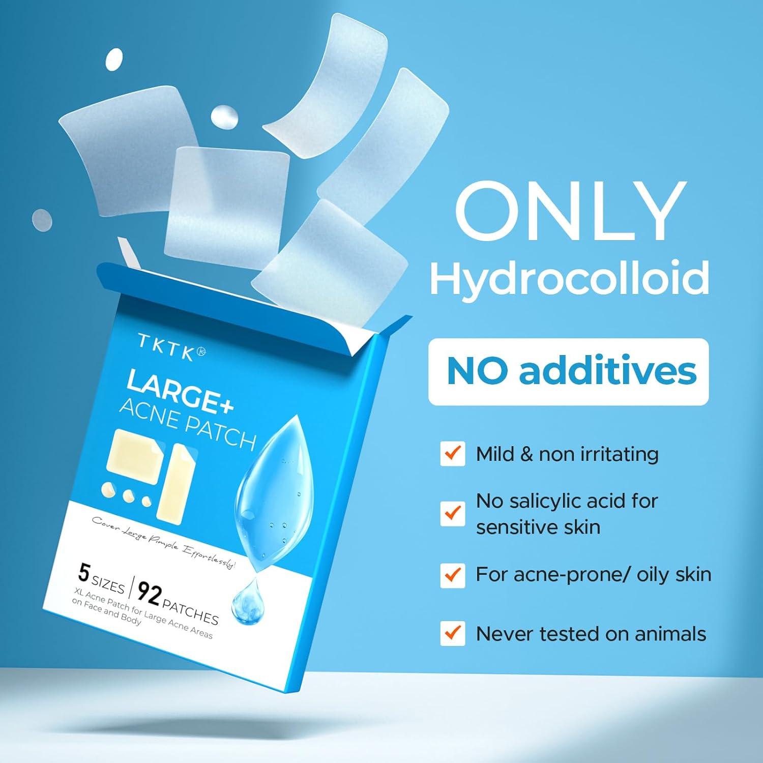 Parche para Granos TKTK Hidrocoloide 92 Parches 5 Tamaños