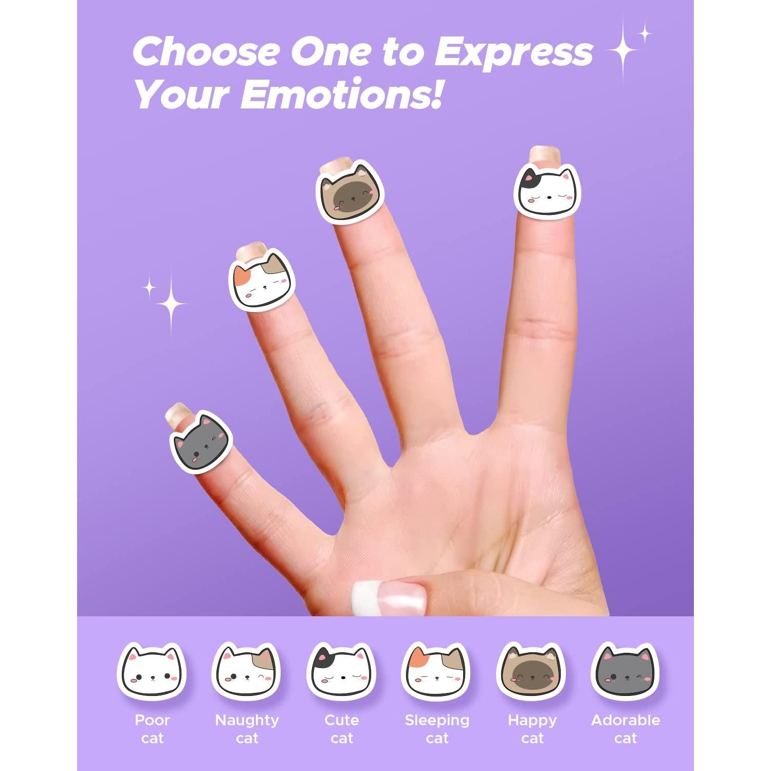 Parche para Acné LitBear Gato Hidrocoloide 96 Parches 12mm