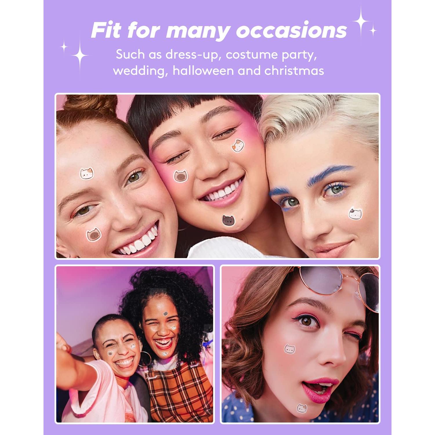 Parche para Acné LitBear Gato Hidrocoloide 96 Parches 12mm