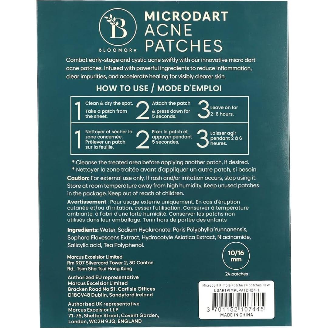 Parche Microdart para Acné Quístico Bloomora - 24 Parches