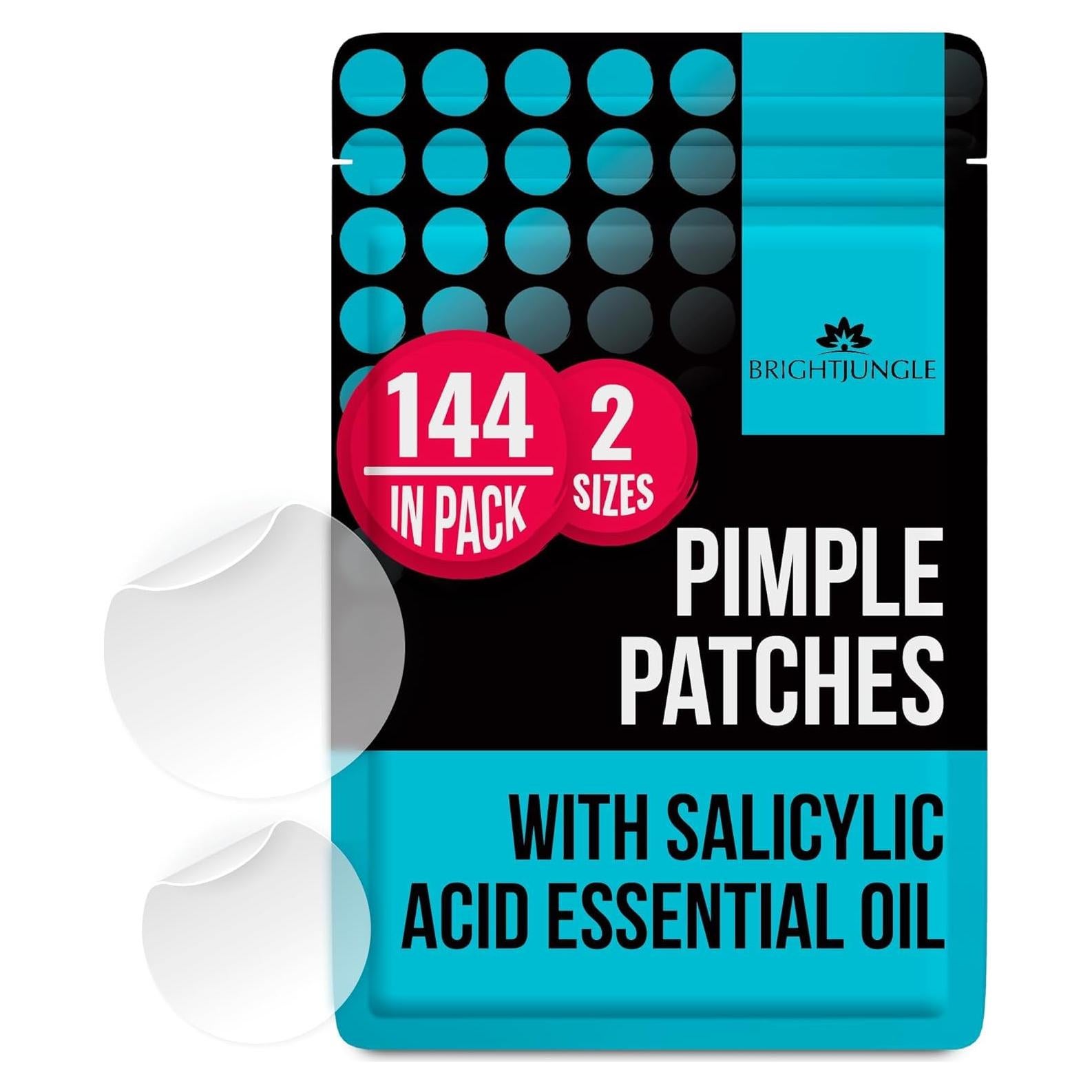 Parche para Granos BRIGHTJUNGLE Hidrocoloide 144 Piezas