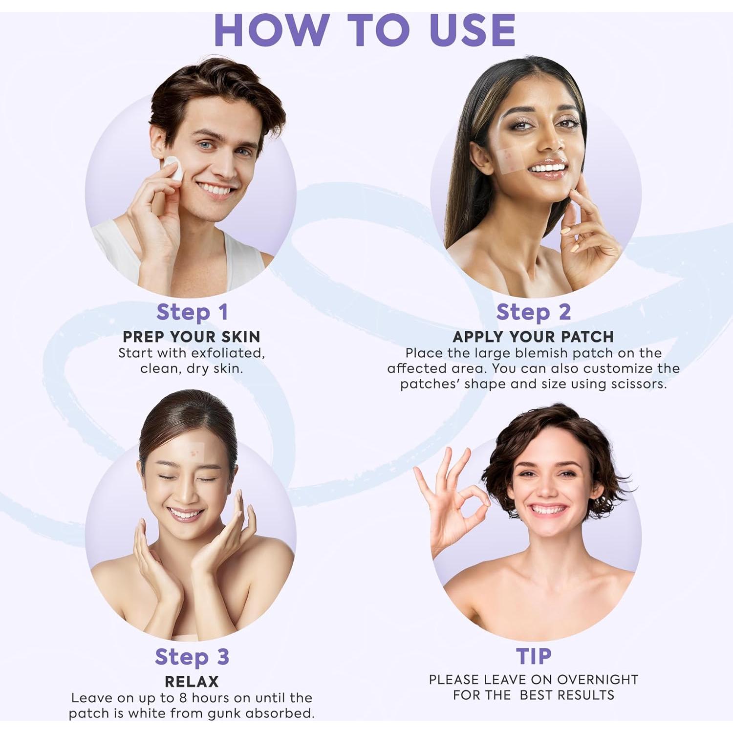 Parches Hidrocoloides Grandes LivaClean 20CT para Acné