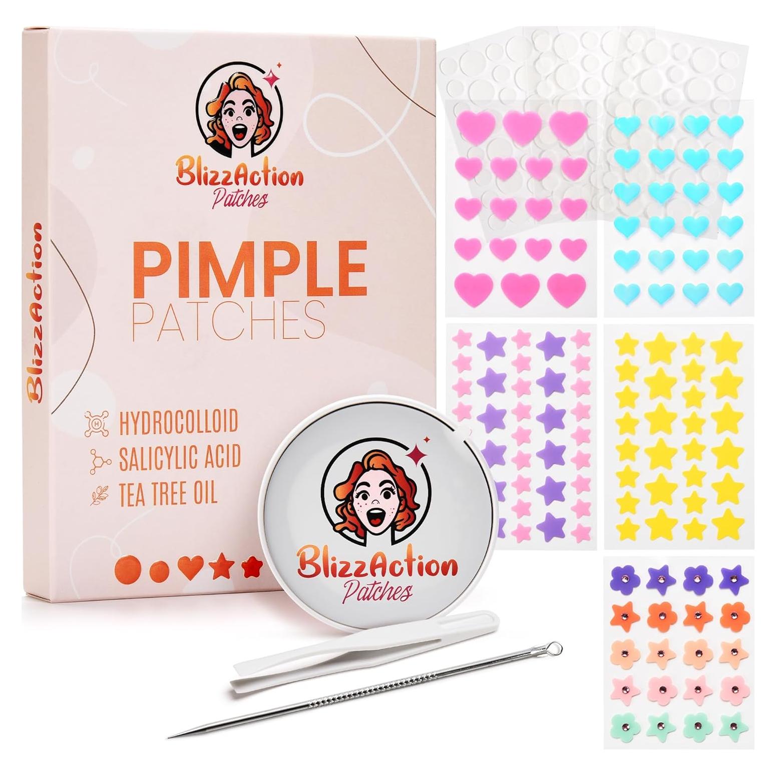Parches para Espinillas BlizzAction 237 Pcs Hidrocoloides