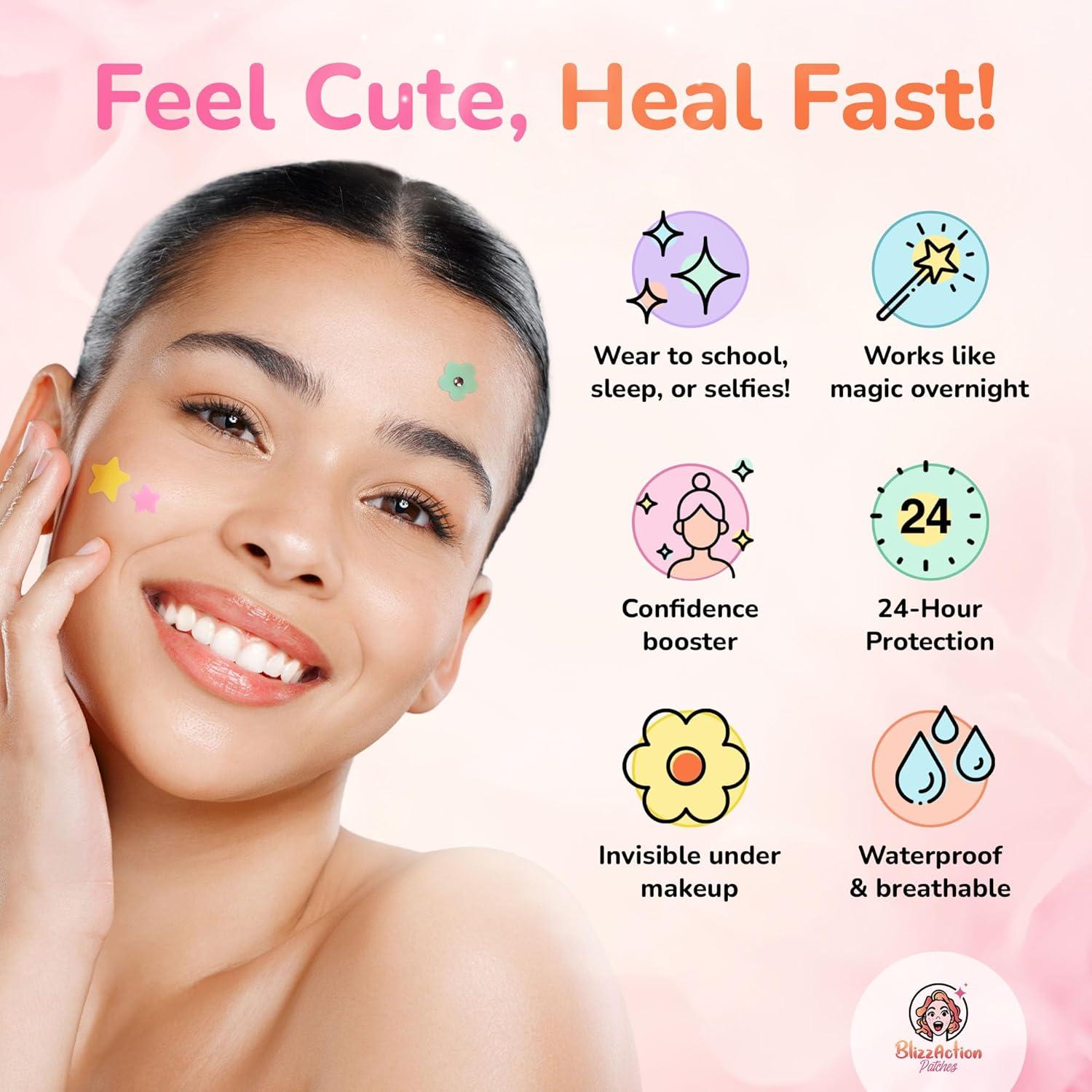 Parches para Espinillas BlizzAction 237 Pcs Hidrocoloides