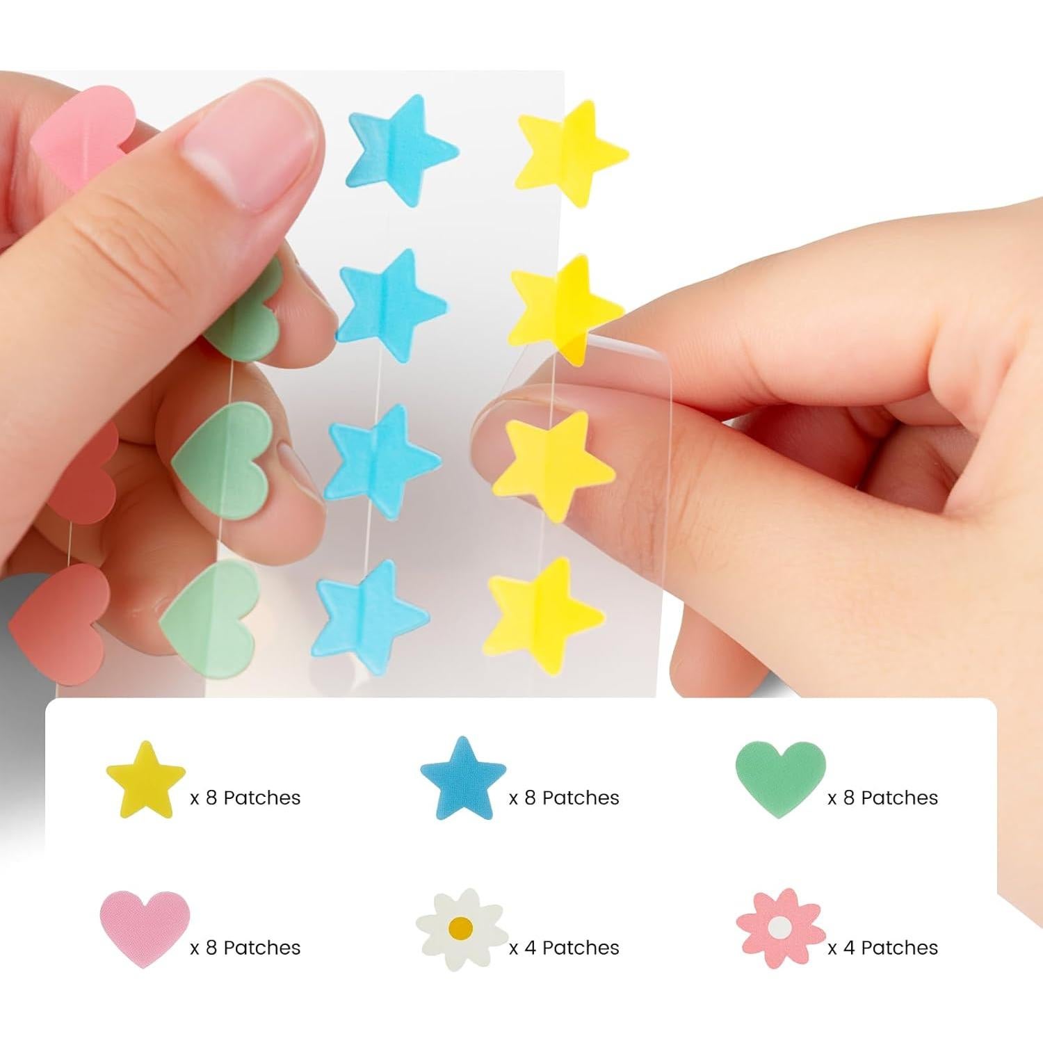 Parches para Granitos Amifiy - Hidrocoloide Vegano 40 Unidades