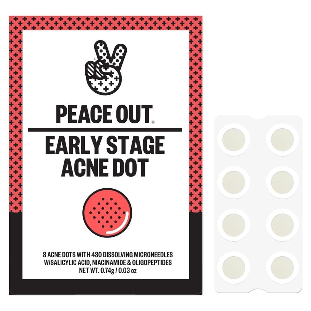 Parches para Acné PEACE OUT - 8 Unidades con Ácido Salicílico