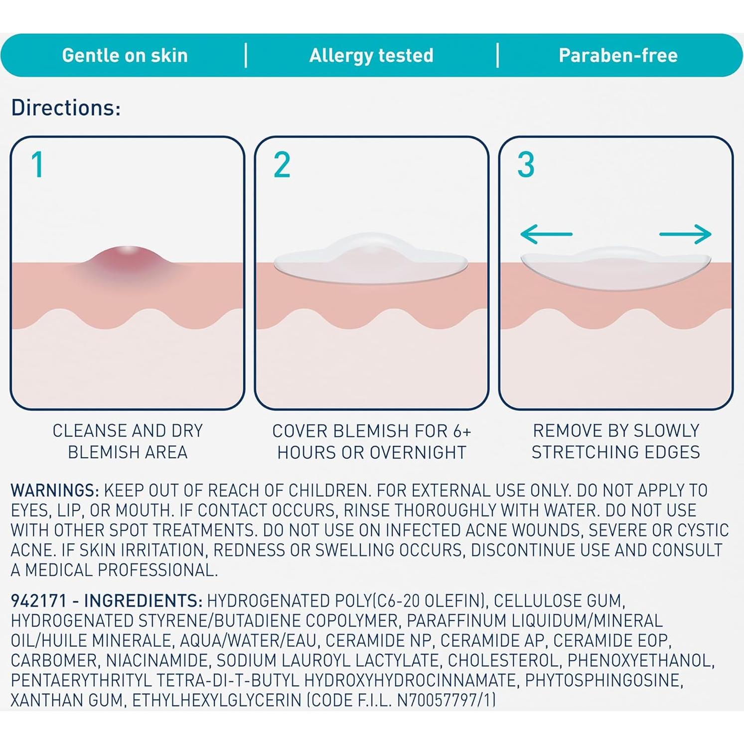 Parches Hidrocoloides CeraVe para Imperfecciones 22ct