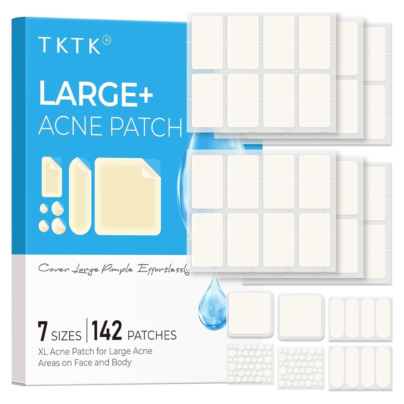 Parche Hidrocoloide para Acné TKTK - 142 Parches en 7 Tamaños