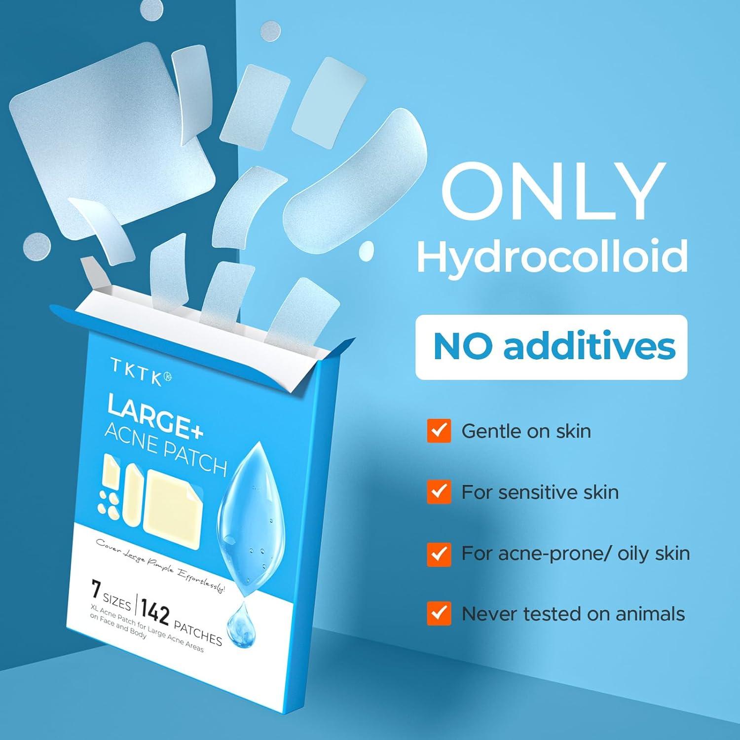 Parche Hidrocoloide para Acné TKTK - 142 Parches en 7 Tamaños