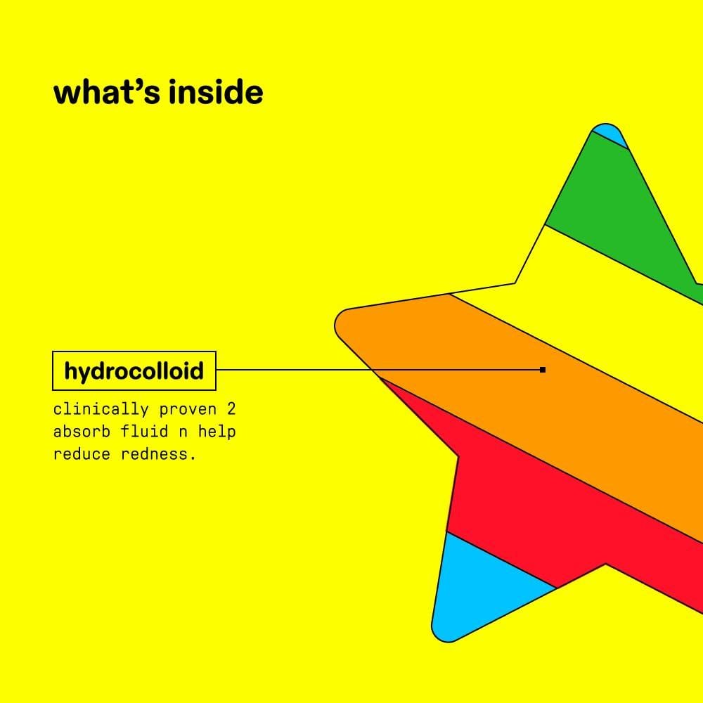 Parche Hidrocoloide Estrellas Arcoíris Starface - 32 Unidades