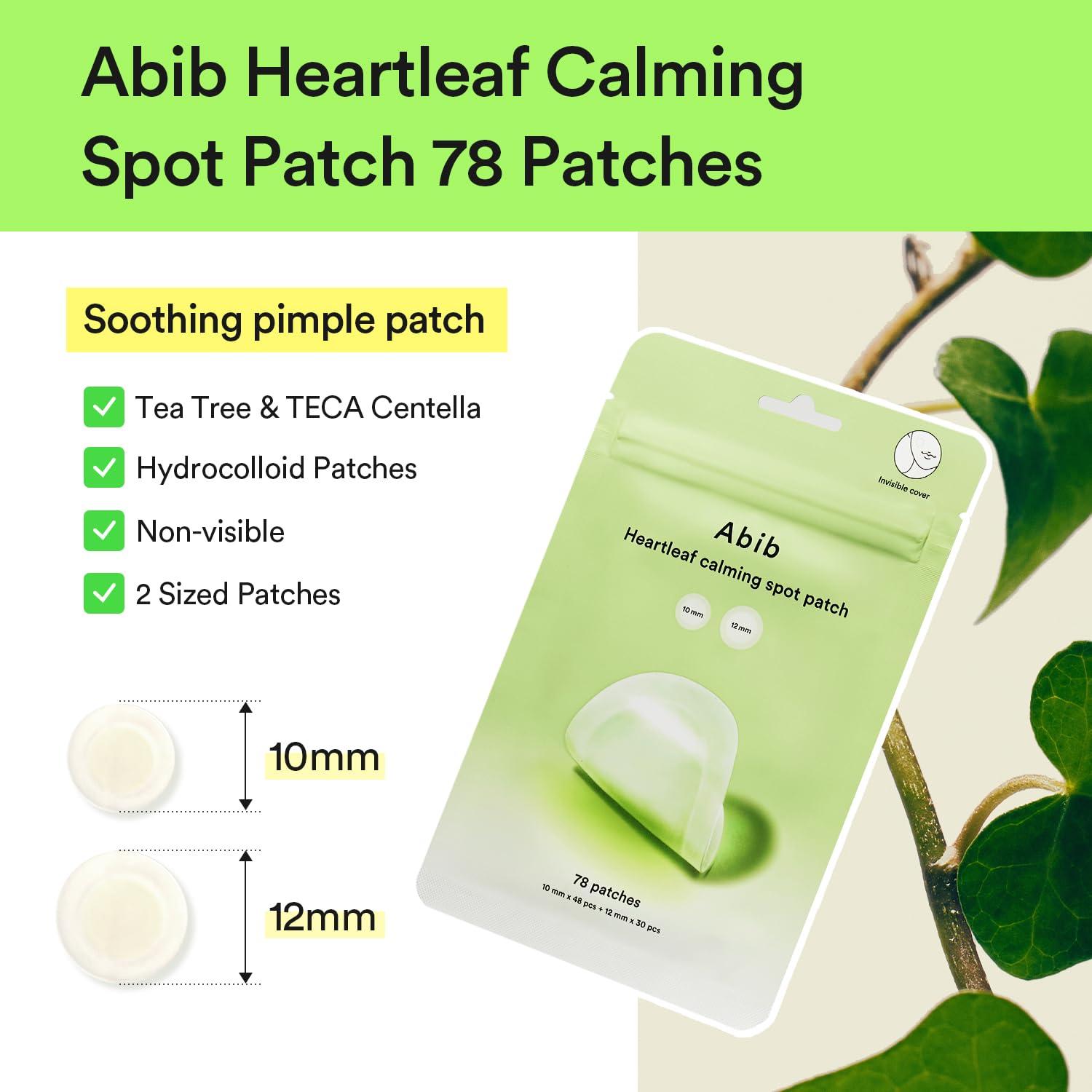 Parche Calmante Abib Heartleaf 78 Parches 10mm y 12mm