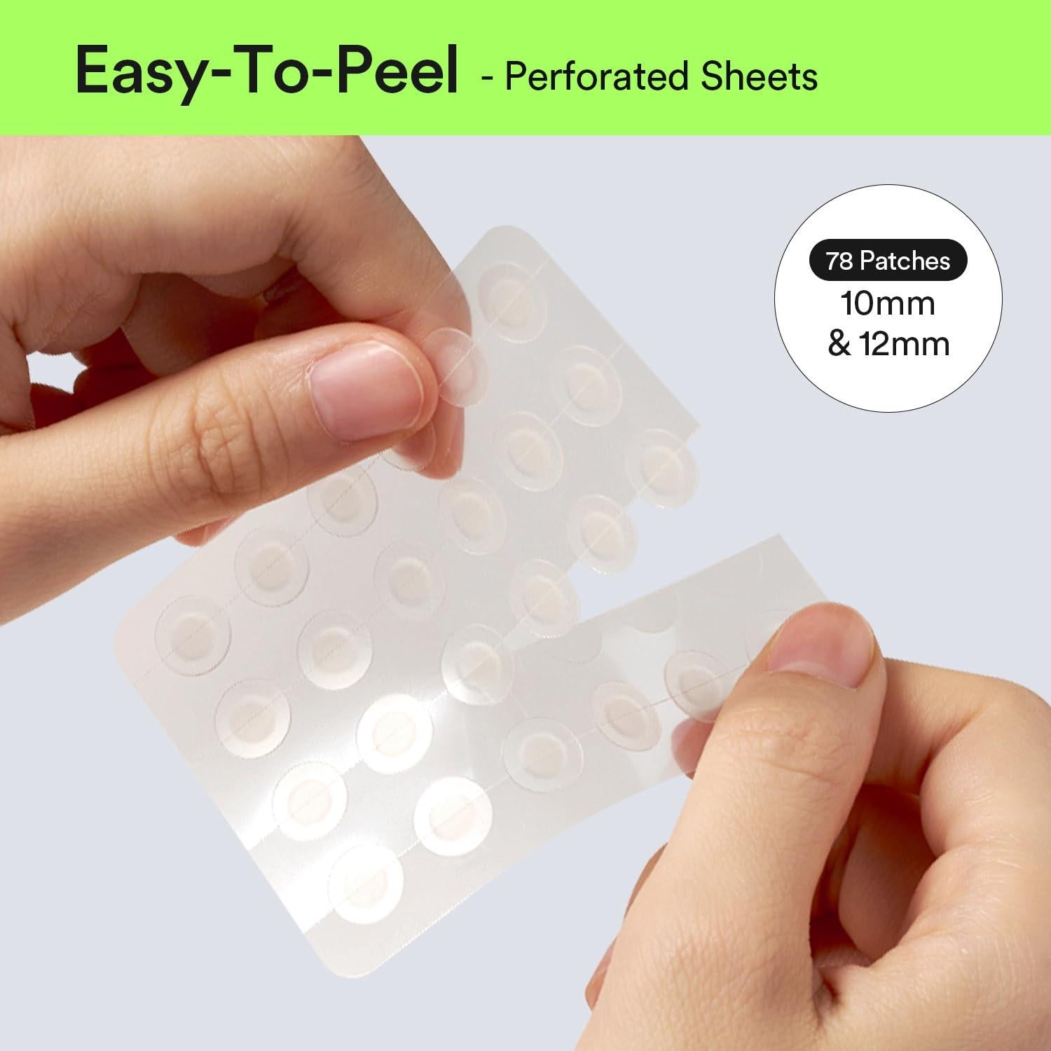 Parche Calmante Abib Heartleaf 78 Parches 10mm y 12mm