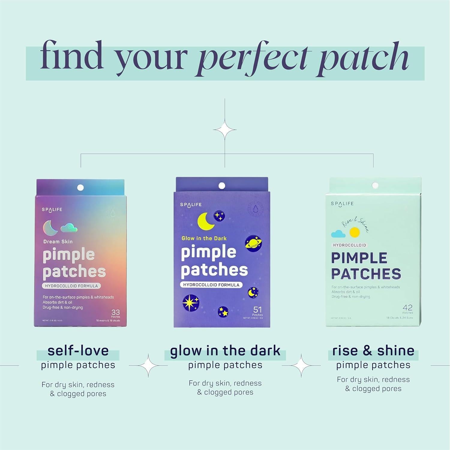 Parche Hidrocoloide para Granos SpaLife - 90 Lunas y Nubes