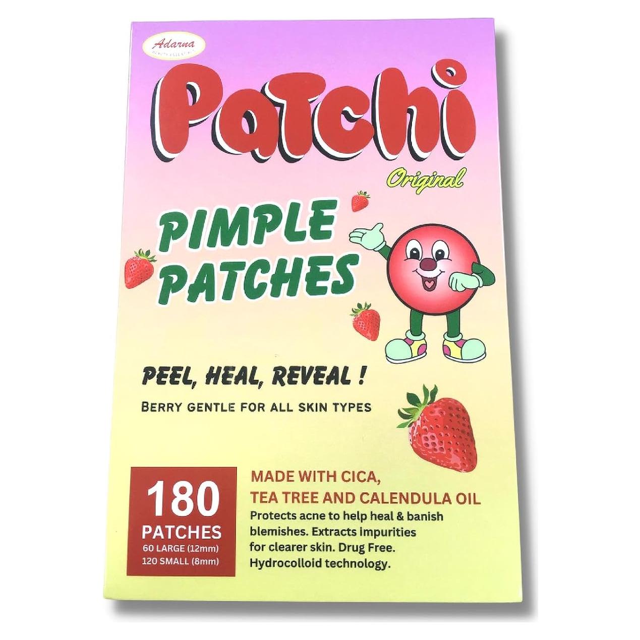 Parche Hidrocoloide para Acné Adarna Essentials 180 unidades