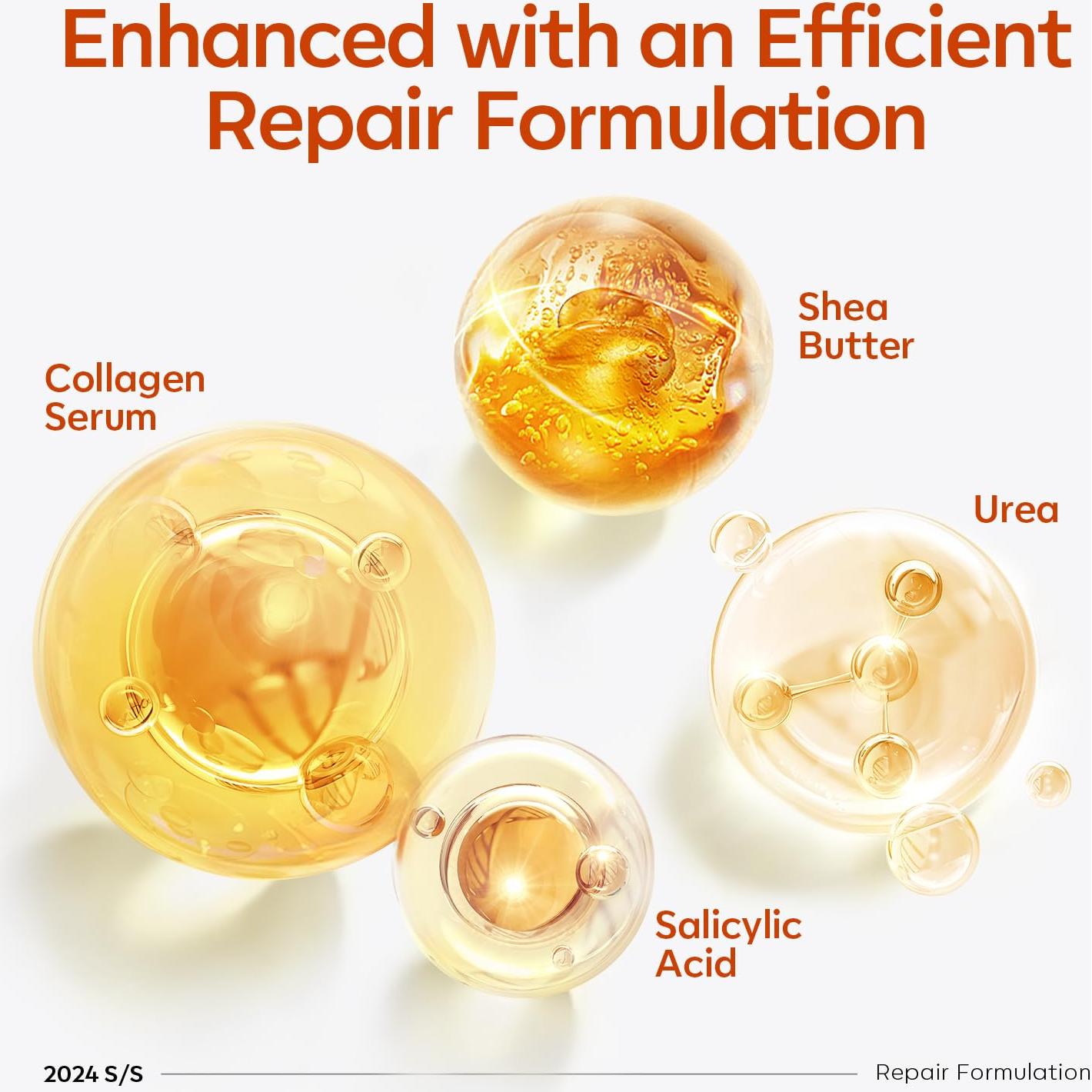 Mascarilla Exfoliante para Pies Modelones - 3 Paquetes con Colágeno