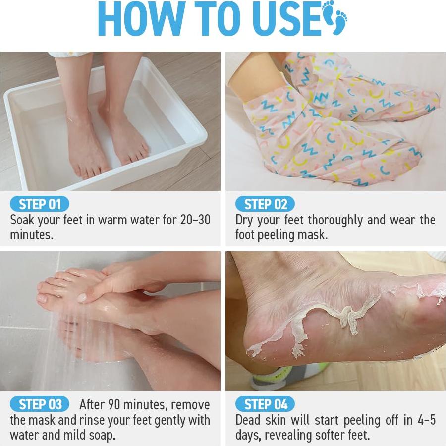 Mascarilla Exfoliante para Pies FRMADCOS - 2 Pares