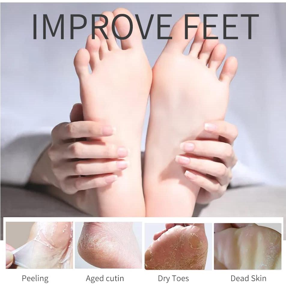 Set de 6 Mascarillas Exfoliantes para Pies y Manos YLady