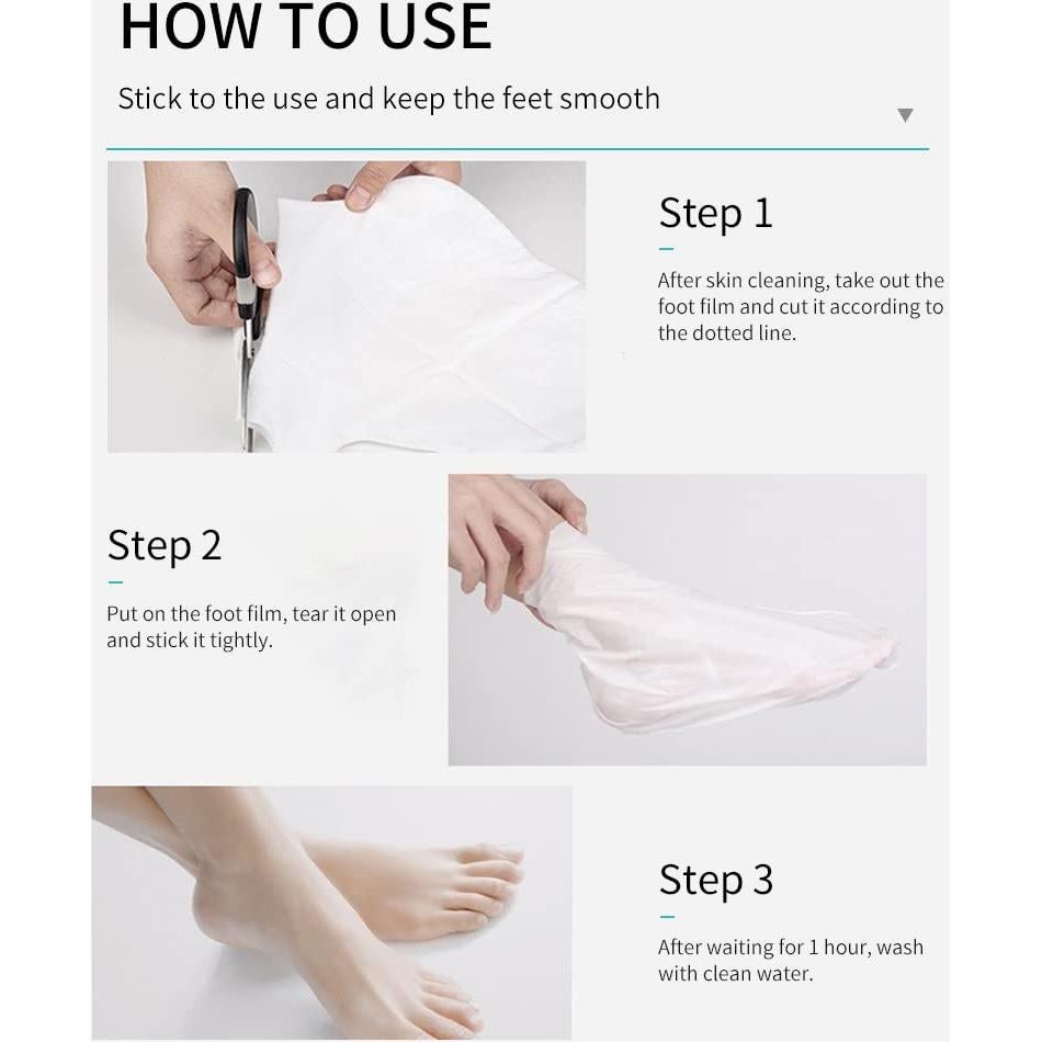 Set de 6 Mascarillas Exfoliantes para Pies y Manos YLady