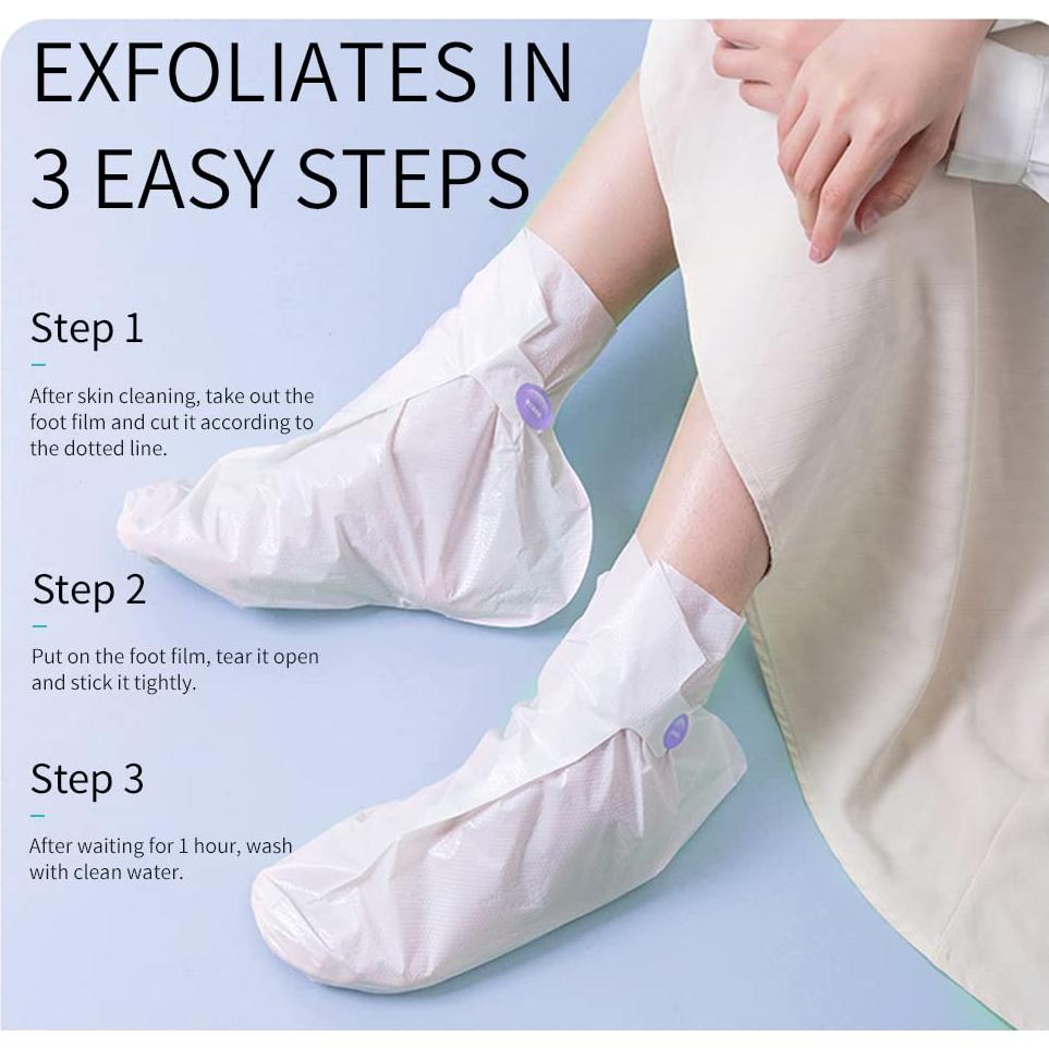 Set de 6 Mascarillas Exfoliantes para Pies y Manos YLady